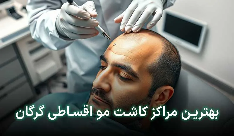 4 تا از بهترین مراکز کاشت مو اقساطی در گرگان + آدرس ،تلفن تماس