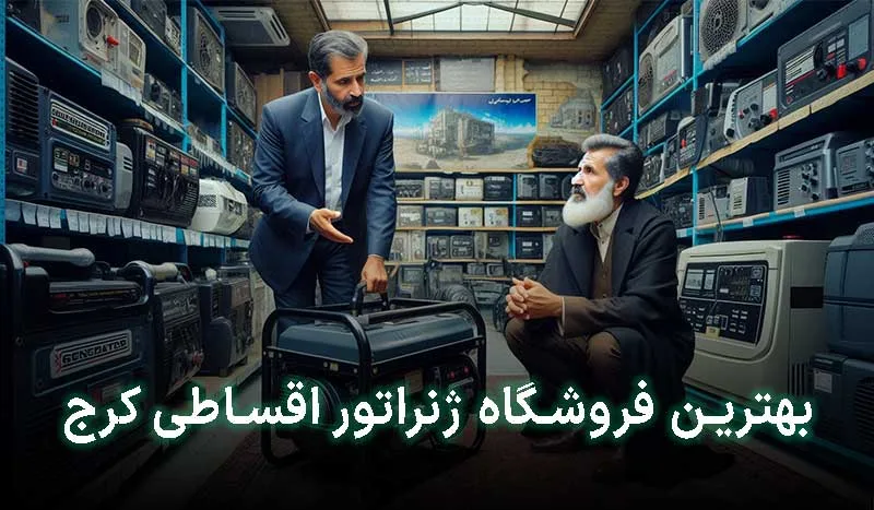بهترین فروشگاه ژنراتور اقساطی کرج کجاست؟| آدرس + تلفن تماس